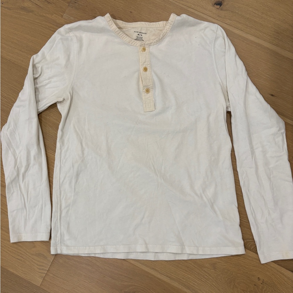 Club Monaco - Men’s Henley Long Sleeve